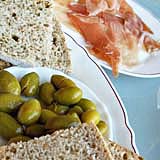 jamon y aceitunas