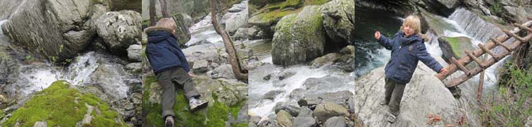 in der felsenschlucht